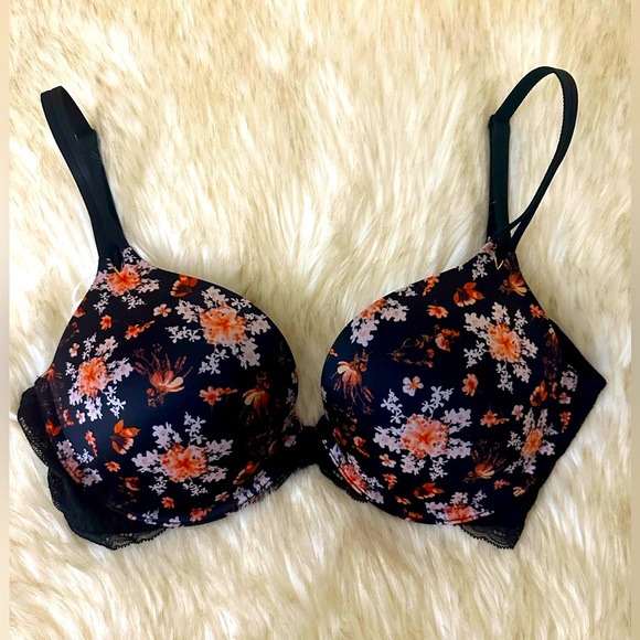 Victoria's Secret Other - NWOT* VS BLK Floral “Very Sexy”Push Up Bra 34D